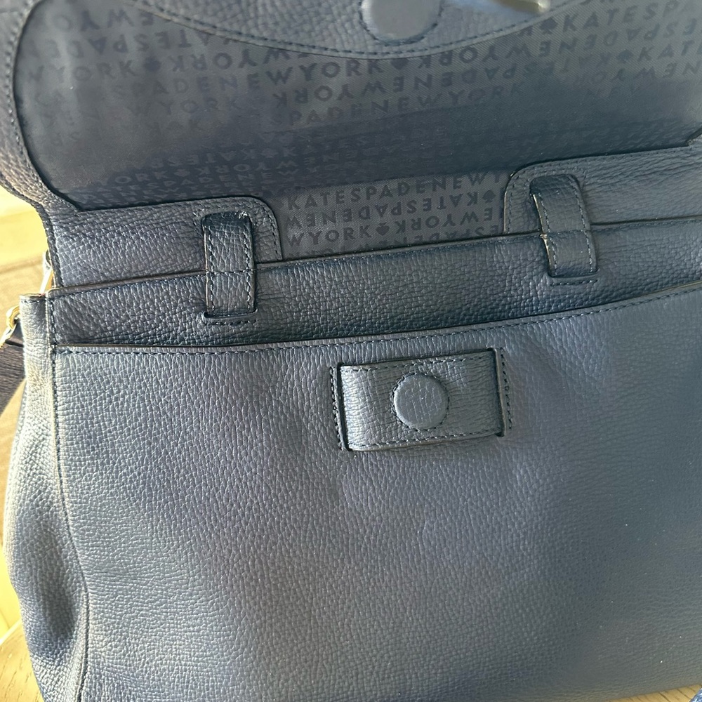 Kate Spade Pebbled Leather Purse & Wallet - Blue - Picture 10 of 12